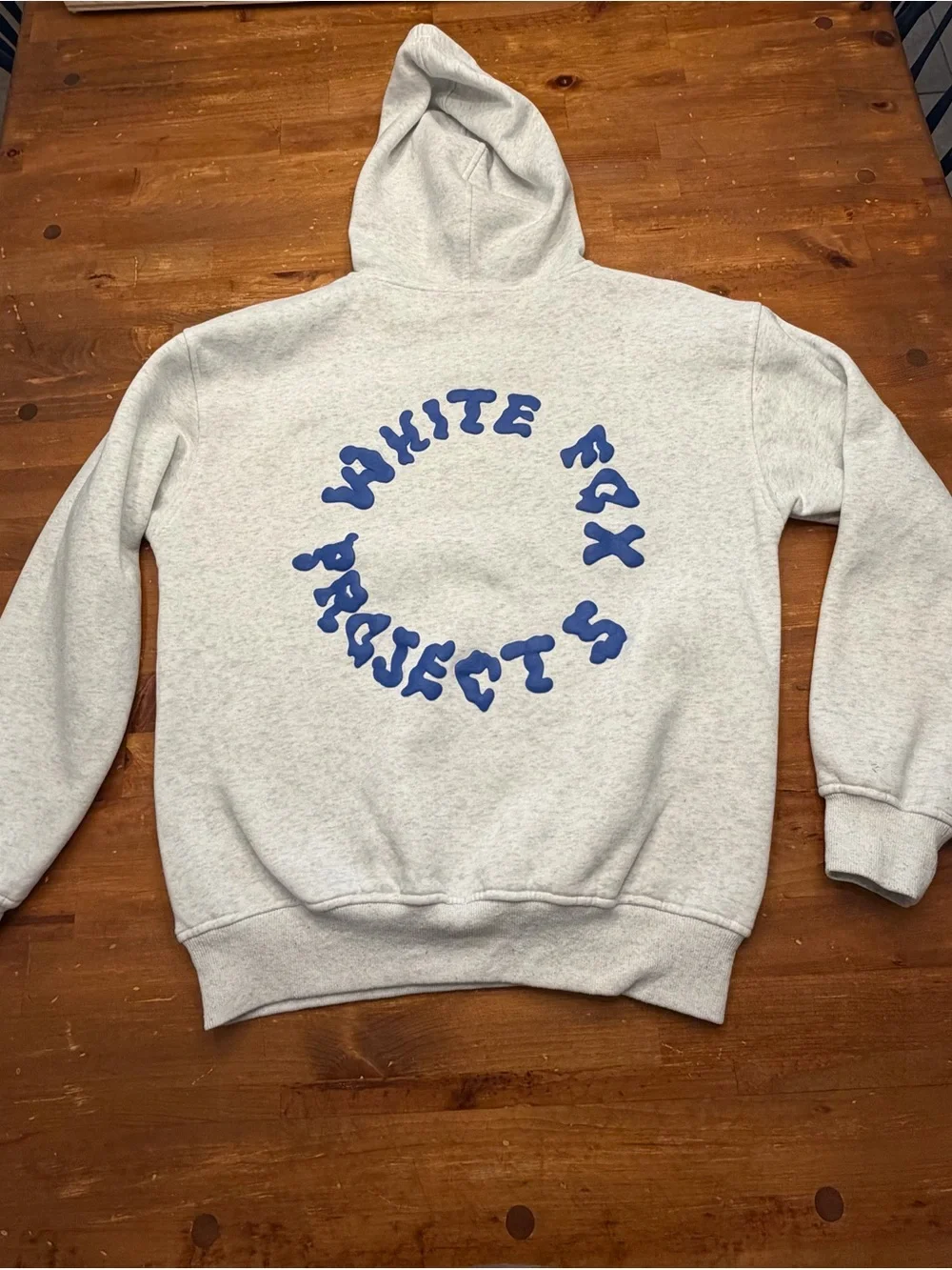 White Fox Project 5 Grey/Blue Hoodie & Shorts Set